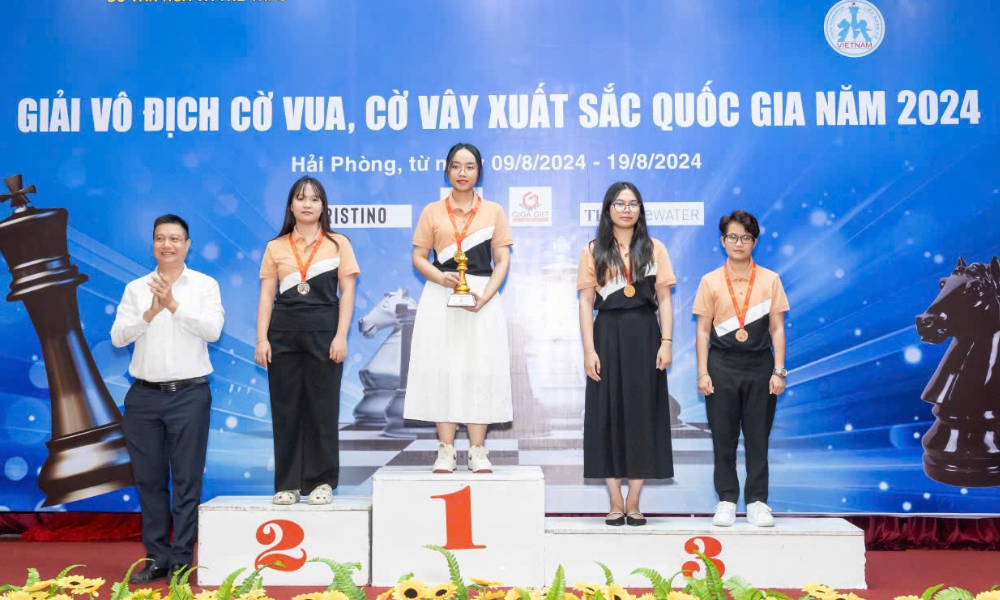 Bac Giang delegation ranks fourth at 2024 National Excellent Chess Championship 